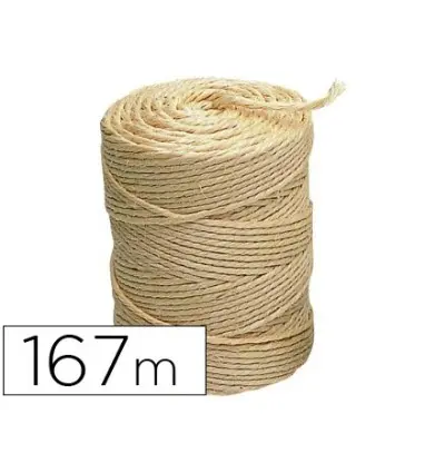 CUERDA SISAL 3 CABOS LIDERPAPEL ROLLO 1 KG