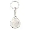 llavero Metalico Pala Padel o Raqueta tenis