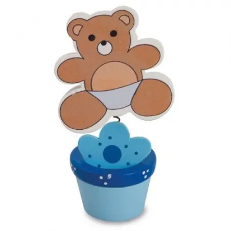 Maceta Pinza Portafoto Osito