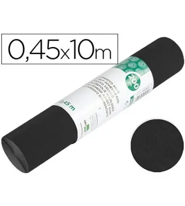 ROLLO ADHESIVO LIDERPAPEL ESPECIAL ANTE NEGRO ROLLO DE 0,45 X 10 MT