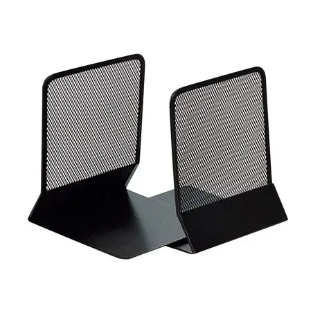 APOYALIBROS METALICO Q-CONNECT KF15098 NEGRO -JUEGO -135X152X165 MM