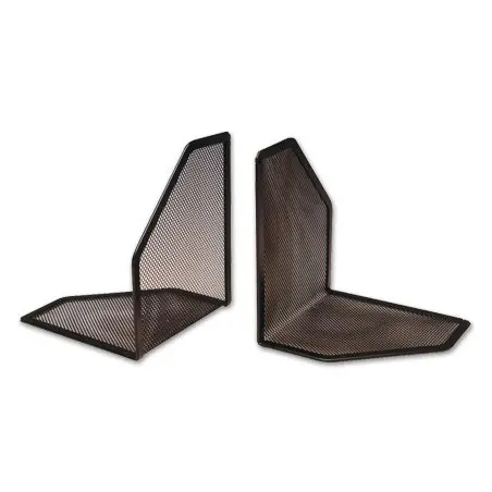 APOYALIBROS METALICO Q-CONNECT REJILLA COLOR NEGRO -JUEGO