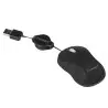 RATON Q-CONNECT MINI OPTICO 800 DPI RETRACTIL USB 1,5 GHZ NEGRO