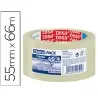 CINTA ADHESIVA TESA TRANSPARENTE STRONG 66 MT X 50 MM PARA EMBALAJE BAJO RUIDO