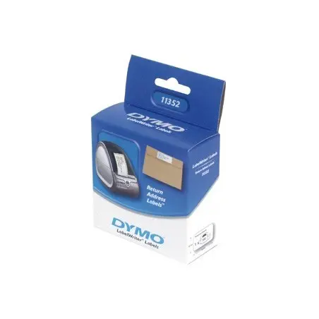 ETIQUETA ADHESIVA DYMO 11352 -TAMA?O 25X54 MM PARA IMPRESORA 400 260 ETIQUETAS USO REMITE