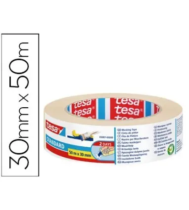 CINTA ADHESIVA TESA PARA PINTOR 50 MT X 30 MM