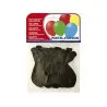 GLOBOS PASTEL NEGRO BOLSA DE 20 UNIDADES
