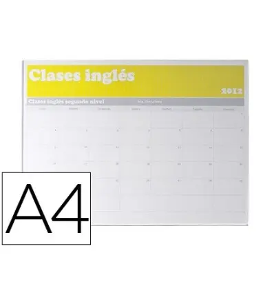 IDENTIFICADOR MURAL ARCHIVO 2000 PORTANOMBRE CON ADHESIVO TRASERO EN POLIESTIRENO TRANSPARENTE DIN A4