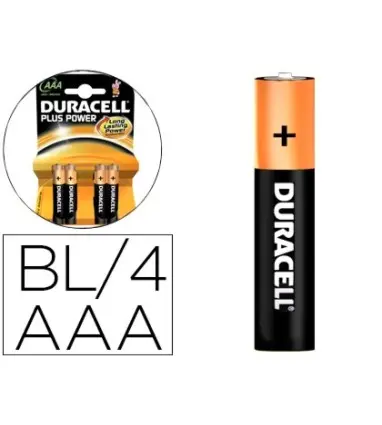 PILA DURACELL RECARGABLE AAA 750 MAH BLISTER DE 4 UNIDADES
