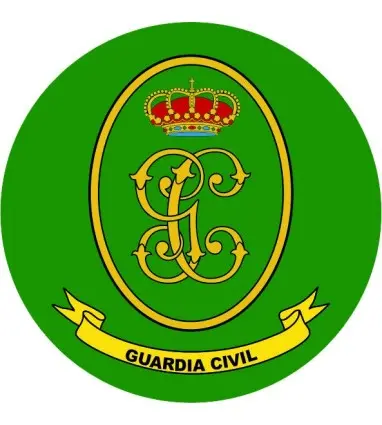 Pegatina Guardia Civil Ovalo sin Orla