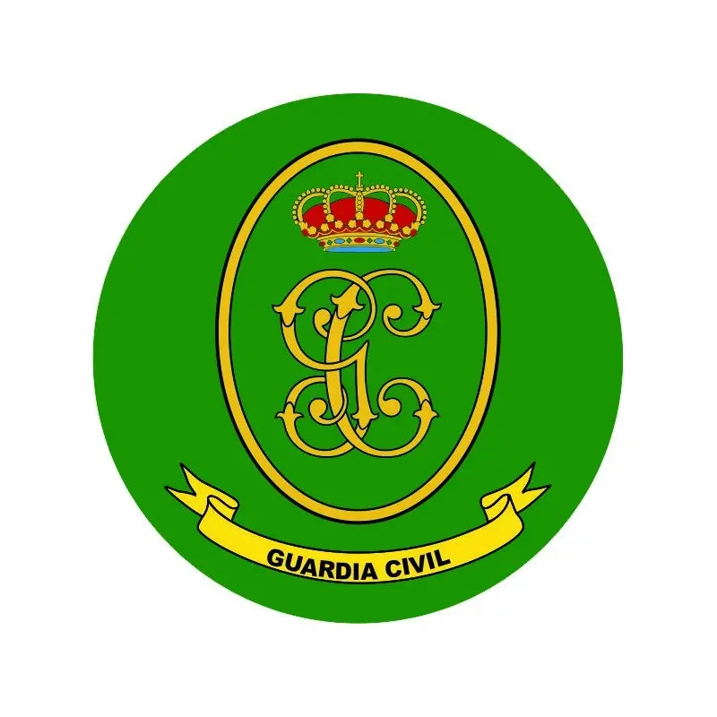Pegatina Guardia Civil Ovalo sin Orla
