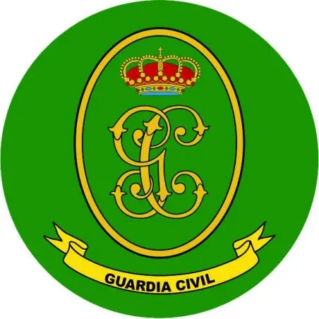 Pegatina Guardia Civil Ovalo sin Orla