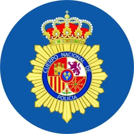 Pegatina Policía Nacional Redondo España