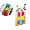 BANDERITAS SEPARADORAS RIGIDAS DISPENSADOR 3 COLORES POST-IT INDEX 686-RYB MEDIANOS22 BANDERITAS POR COLOR
