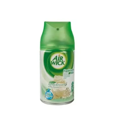 AMBIENTADOR AIR WICK WHITE FLOWERS RECAMBIO DE 250 ML PARA APARATO AIR WICK FRESHMATIK