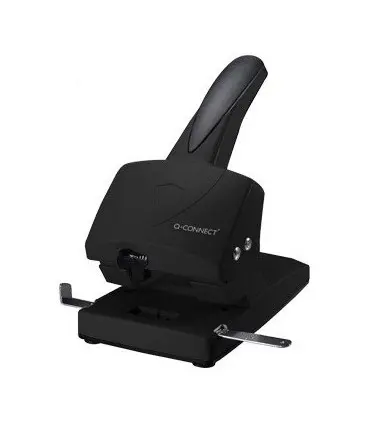 TALADRADOR Q-CONNECT KF01237 NEGRO -ABERTURA 6,5 MM -CAPACIDAD 65 HOJAS