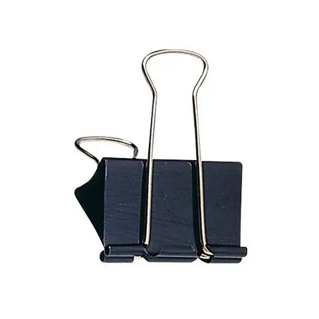 Pinza metalica q-connect reversible n.2 25 mm caja de 10 unidades.