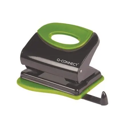 Taladrador q-connect kf00996 metalico con empuñadura de caucho capacidad 30 hojas