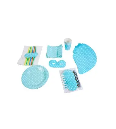 SET PARTY BABY SHOWER (7 ARTICULOS DIFERENTES X 6 UNIDS.)