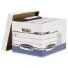 Cajon fellowes carton reciclado para almacenamiento de archivo capacidad 4 cajas de archivo tamaño din a4 78290