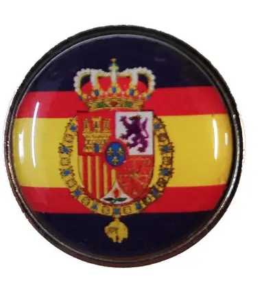Pin Casa Real España en resina