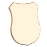 Metopa madera Grande con forma 25 x 18,5 cm sublimable