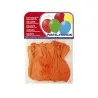 GLOBOS PASTEL NARANJA BOLSA DE 20 UNIDADES