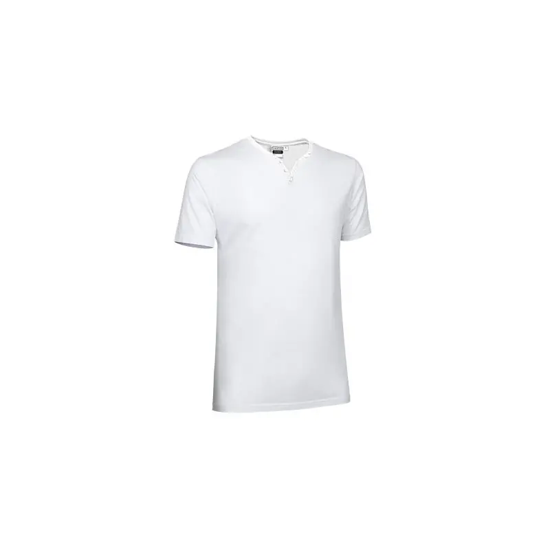 camiseta cuello abierto de manga corta fit LUCKY