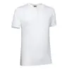 camiseta cuello abierto de manga corta fit LUCKY