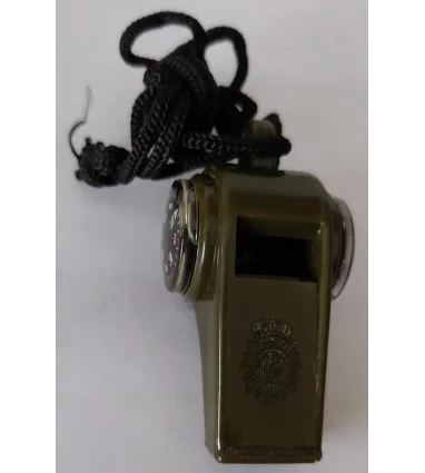 Silbato termómetro/ Brujula Policia Nacional