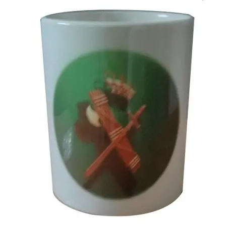 Taza Cerámica Guardia Civil Verde