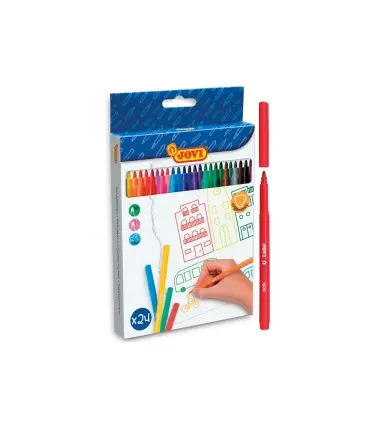 ROTULADOR JOVI CAJA 24 COLORES