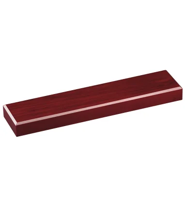 Peana Madera Rectangular raiz Caoba 43 cm