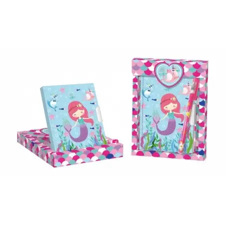 SET DE REGALO DIARIO + BOLÍGRAFO SIRENITA