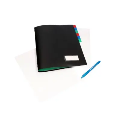 Carpeta liderpapel clasificadora polipropileno din a4 negra -portafirmas -12 departamentos