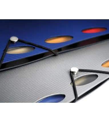 Cuaderno espiral liderpapel a5 micro executive tapa plastico 100h 80 gr cuadro 5mm 5 se paradores con gomilla azul.