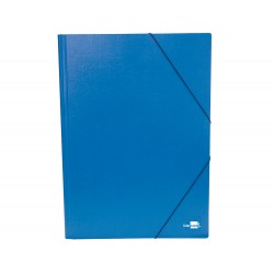 Carpeta planos liderpapel a2 carton gofrado n 12 azul