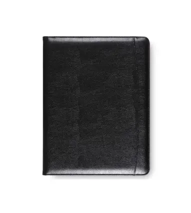 Carpeta portafolios 80-728k negra 320x250 mm sin cremallera sin asa -con departmentos interiores