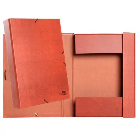CARPETA PROYECTOS LIDERPAPEL FOLIO LOMO 30MM CARTON FORRADO CUERO