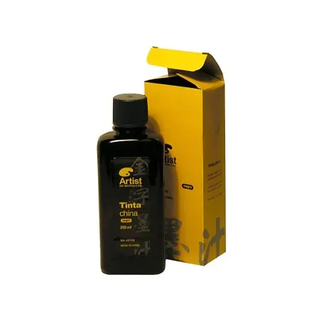 TINTA CHINA ARTIST NEGRA FRASCO 250 ML