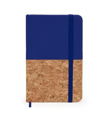 LIBRETA IRIS Bloc de notas A6. Tapa rígida mixta corcho / polipiel