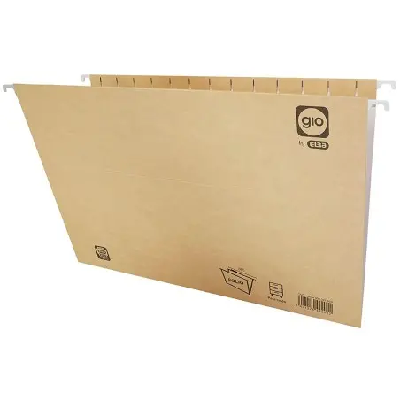 Pack de 25 Carpetas colgantes gio folio 42200 240x350 mm