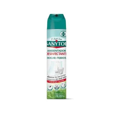 Ambientador sanytol desinfectante para hogar y tejidos spray bote de 300 ml