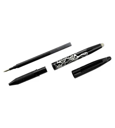 Boligrafo pilot frixion ball borrable 0,7 mm punta media negro en blister