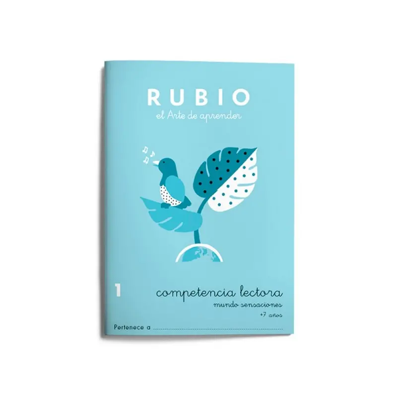 Cuaderno rubio competencia lectora 1 mundo sensaciones