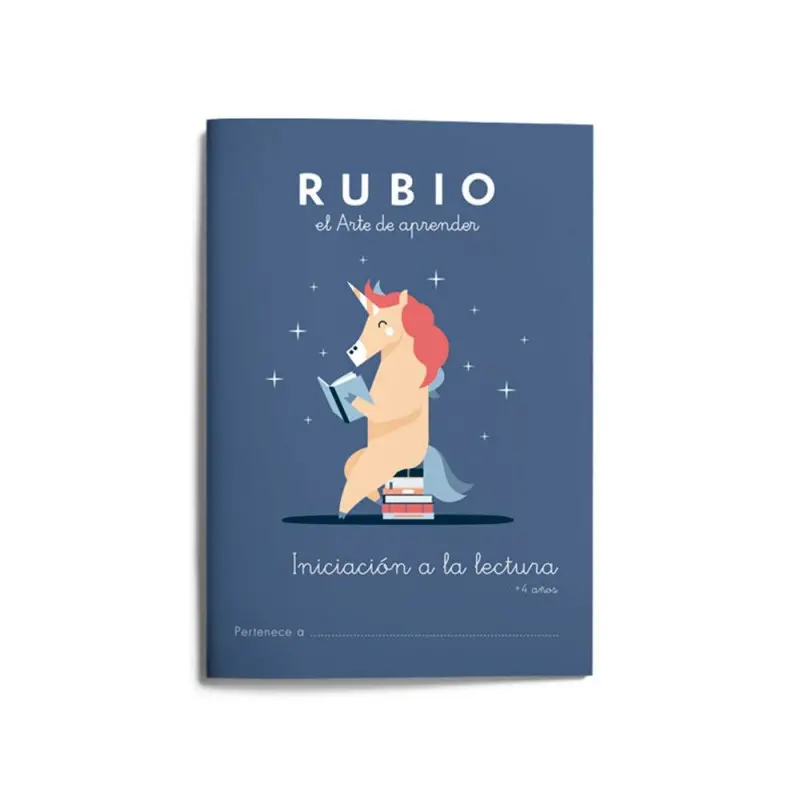 Cuaderno rubio iniciacion a la lectura + 4 años