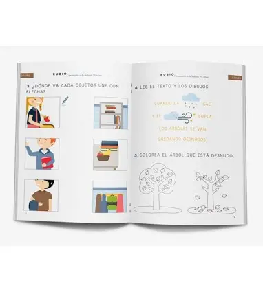 Cuaderno rubio iniciacion a la lectura + 4 años