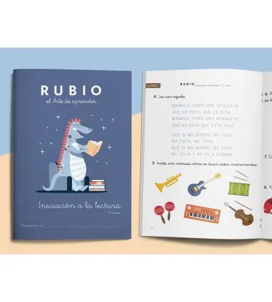 Cuaderno rubio iniciacion a la lectura + 5 años