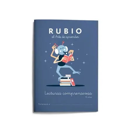 Cuaderno rubio lecturas comprensivas + 6 años