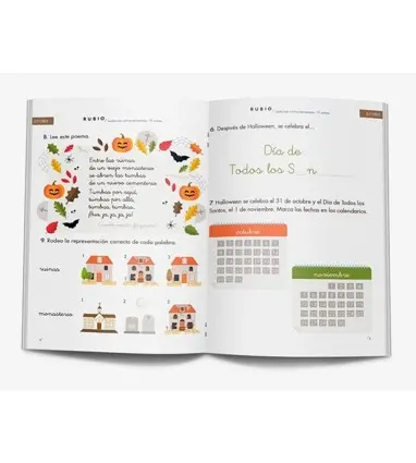 Cuaderno rubio lecturas comprensivas + 6 años